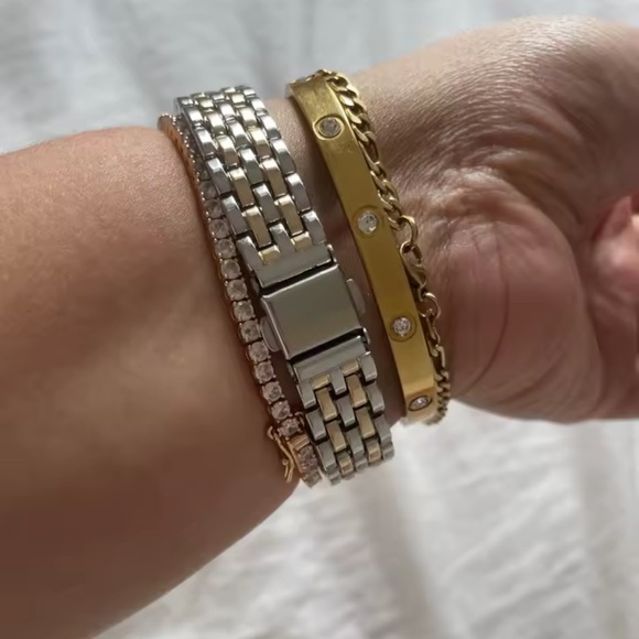 Panthere Two-Tone Classic Stainless Steel Watch - Picture 9 of 16